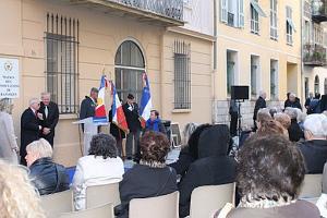 AOBR 2013 04 05 AVRIL NICE INAUGURATION  PLAQUE COMMEMORATIVE (2)